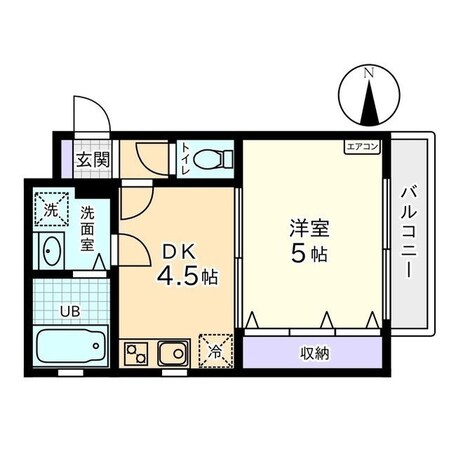 信開ラザール西公文名の物件間取画像